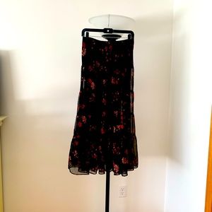 Black floral Lauren Ralph Lauren skirt